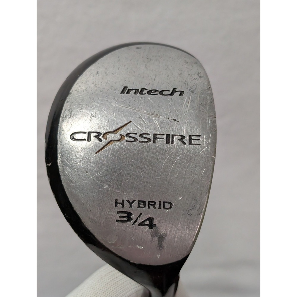 Intech Crossfire Hybrid 3/4 Right Handed Golf Club‎ Steel Shaft Pro Velvet Grip
